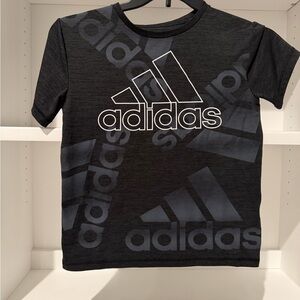 Adidas Kids Black Graphic Tee